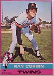 1976 Topps Baseball Cards      474     Ray Corbin